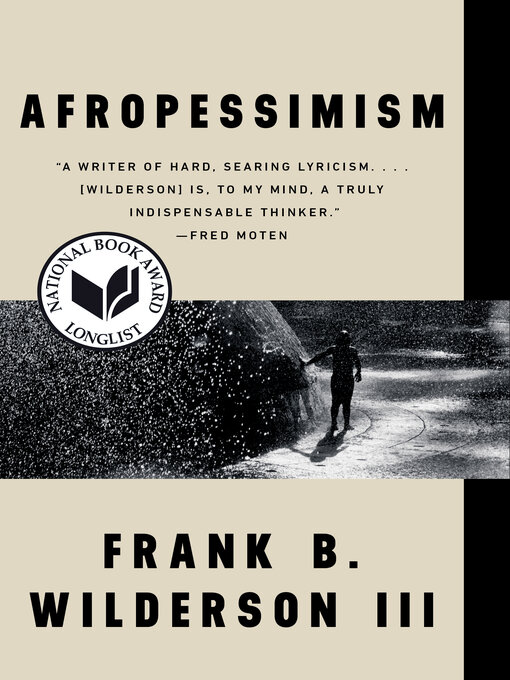 Title details for Afropessimism by Frank B. Wilderson III - Wait list